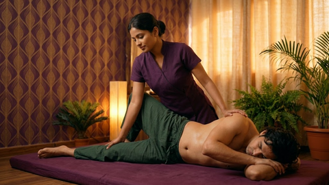 Traditional Thai Stretching Massage